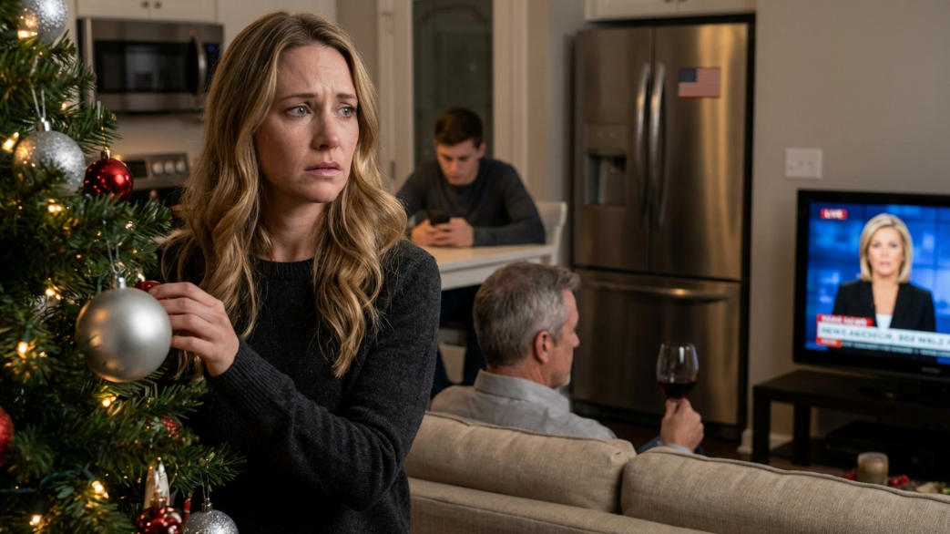 A Natale, mia madre sospirò: “È DI NUOVO DISOCCUPATA…”, mio ​​padre annuì: “Ha quasi 30 anni e NON RIESCE A TENERE UN LAVORO”, mio ​​fratello alzò il bicchiere: “Speriamo che tu trovi qualcosa di stabile l’anno prossimo”… Continuai a decorare l’albero in silenzio, finché la TV non trasmise “ULTIME NOTIZIE: è stata appena rivelata l’identità della misteriosa fondatrice di un’azienda tecnologica…” e il nome che il conduttore stava per leggere lasciò tutta la mia famiglia a tavola stordita e in silenzio.