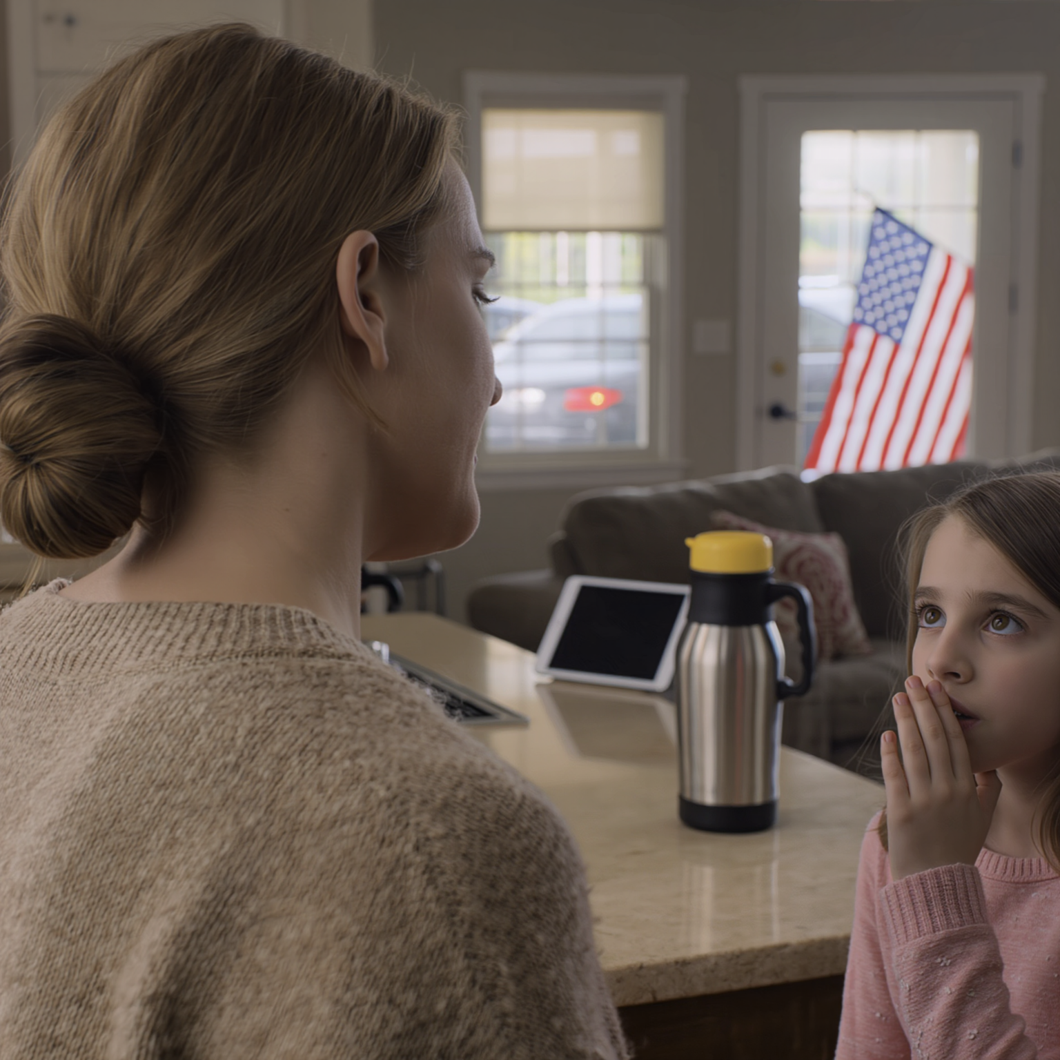 Mia sorella ha trascinato suo marito in crociera ai Caraibi, scaricando su di me la sua figlia di 8 anni, “muta dalla nascita”; nel momento in cui la porta si è chiusa sbattendo, la bambina mi ha fissato dritto negli occhi e ha parlato con voce cristallina: “Zia, non bere il thermos di tè che ha lasciato la mamma… La mamma ha pianificato tutto”. Sono rimasta immobile, a fissare il coperchio giallo sul bancone della cucina, e ho deciso di stare al gioco di mia sorella, ma alle mie regole.