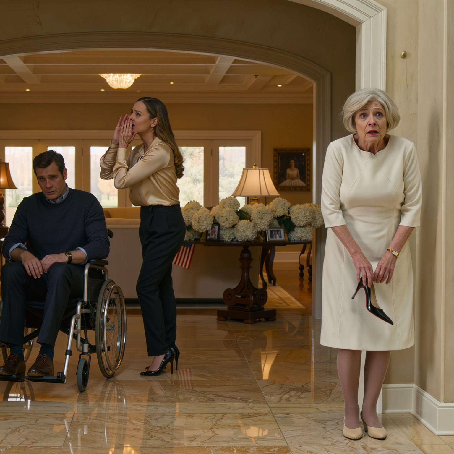 «Tua madre grassa mi fa schifo» – ho sentito mia nuora dire a mio figlio che era inutile e che io ero «disgustosa» per via del mio corpo. Sono rimasta in silenzio come se non avessi sentito nulla – esattamente una settimana dopo, la villa da 4 milioni di dollari aveva cambiato proprietario e, quando ha visto il biglietto che le avevo lasciato, le è bastato per capire di aver insultato la persona sbagliata.