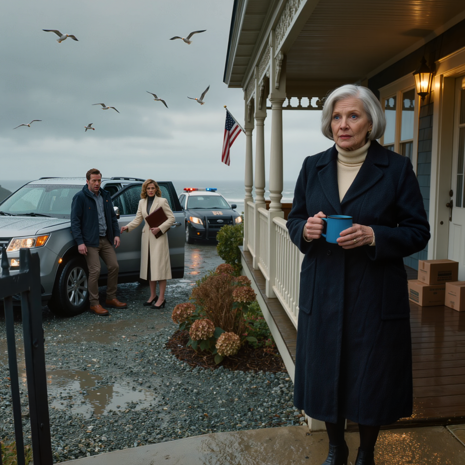 «Certo, vai pure a trasferirti qui, pagherà tutto lei», ho sentito sussurrare mio figlio mentre pensava che stessi dormendo, e per giorni dopo mi ha evitato come se stesse aspettando che una scena fosse pronta, poi lunedì mattina è arrivato al cancello con sua moglie e un camion dei traslochi, ma nell’istante in cui il cancello si è aperto, si sono entrambi bloccati — quel tipo di blocco che si prova quando ci si rende conto che questa casa non si comporterà come previsto.