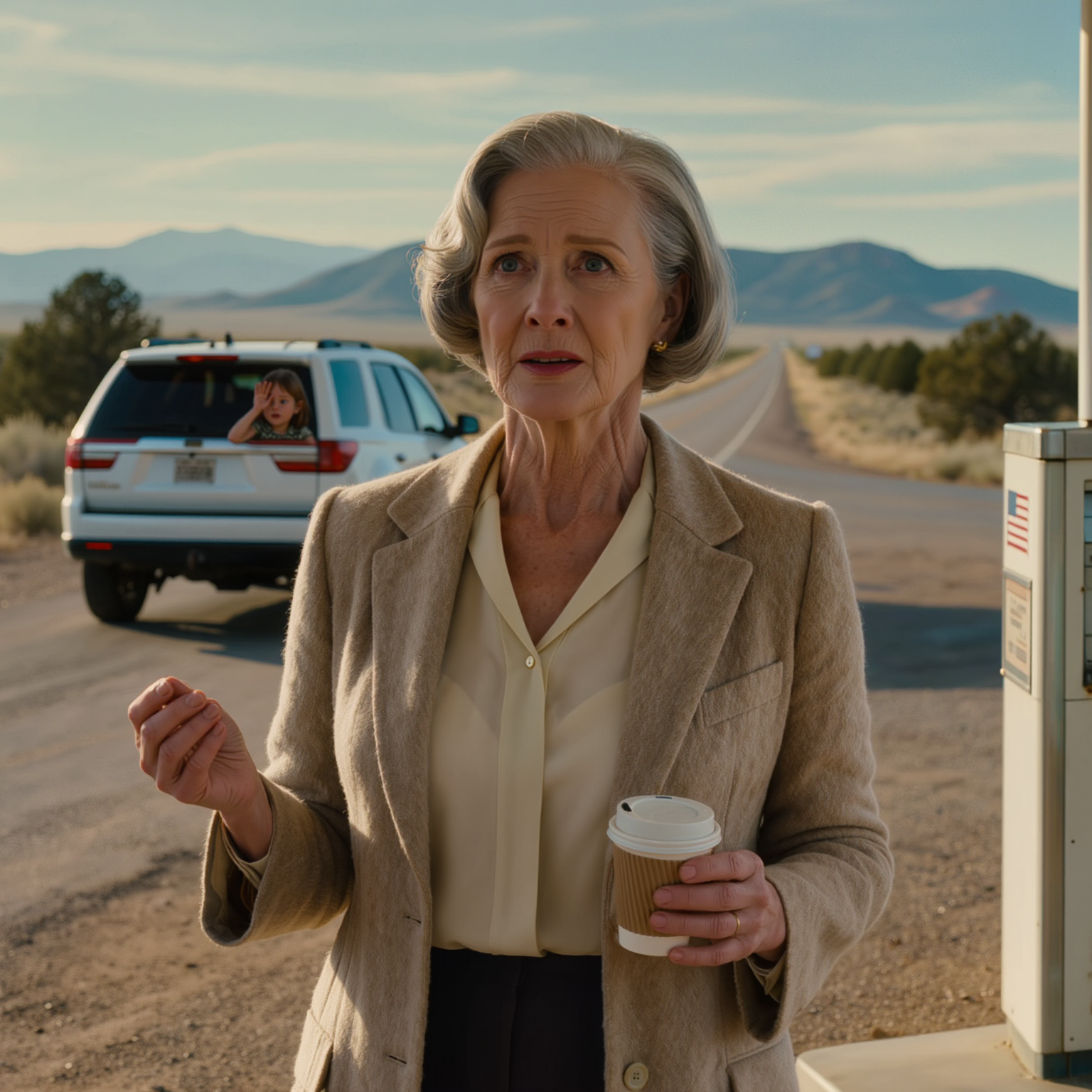 Ero seduta esattamente nella stessa stazione di servizio dove mio figlio aveva appena lasciato la sua madre settantenne dopo un viaggio in famiglia, e stavo leggendo un post su un’altra anziana donna abbandonata in un’area di sosta. Sentivo il sangue gelarmi nelle vene, perché la stessa cosa era appena successa nella mia famiglia, solo che Marcus e sua moglie non avevano idea che la donna che avevano lasciato sulla Highway 85 teneva ancora in mano l’unica cosa che li separava dalla casa in cui dormivano ogni notte.