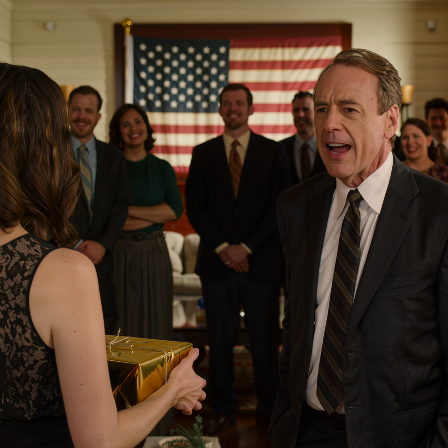 Per il quarantesimo anniversario dei miei genitori, in una piccola città dell’Ohio, ho volato per 3.000 miglia da Denver, con un regalo avvolto in carta dorata. Nell’istante in cui ho messo piede in un soggiorno gremito di parenti, la mamma mi ha detto freddamente: “Non eri invitato. Se ne è occupata tua sorella”. Papà ha spinto il mio regalo giù dal tavolo: “Non portare qui dentro niente di scadente”. L’ho raccolto, me ne sono andato in silenzio, e proprio in quel momento, la verità contenuta nella scatola ha iniziato a far cambiare tono a tutta la stanza.