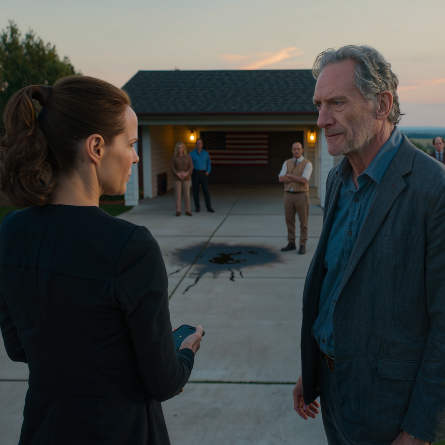 Avevo appena terminato una settimana lavorativa di 80 ore nella Bay Area quando sono tornato a casa e il vialetto d’ingresso non aveva altro che macchie nere di olio e lo spazio vuoto dove era custodito il mio veicolo elettrico da 110.000 dollari. Mio padre Douglas ha riso: “L’ho dato a Tyler, la famiglia aiuta la famiglia”, anche se la sua patente è sospesa. Non ho urlato. Ho aperto l’app di localizzazione, ho attivato la modalità di blocco remoto, poi ho fatto una domanda che ha fatto calare il silenzio in tutta la casa.