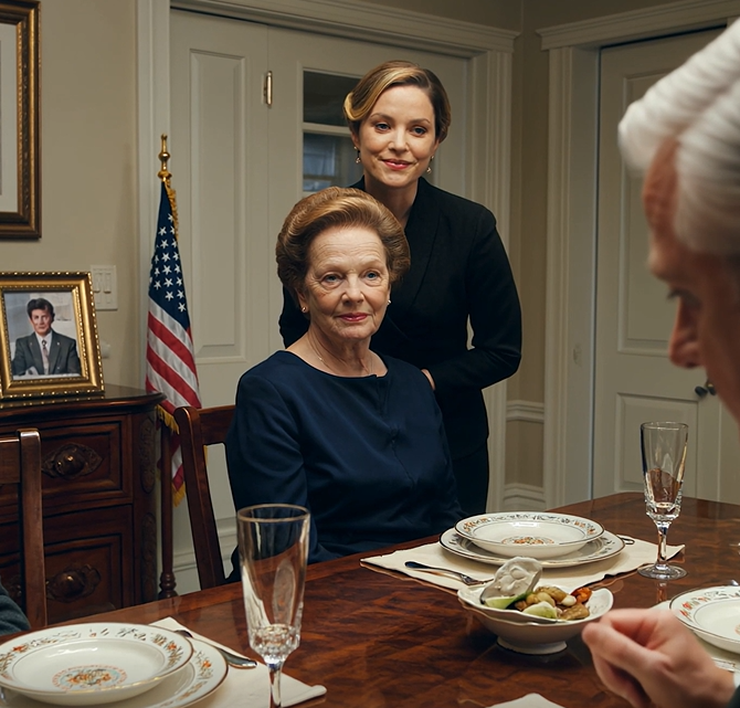 Durante la cena di famiglia, mia nuora si è avvicinata e ha sussurrato: “Sto aspettando… e non è di tuo figlio”. Ho sorriso e ho detto: “Non preoccuparti, caro”. Alcune settimane dopo, una busta cambiò tutto.