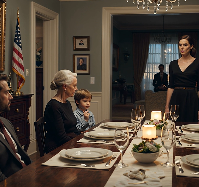 La luce del portico era già accesa quando entrai nel vicolo cieco e le finestre della casa di mio figlio brillavano calde contro il freddo della prima serata. Il tipo di quartiere in cui le auto fiancheggiano il marciapiede in file ordinate e puoi sentire le risate dal cortile prima ancora di raggiungere i gradini d’ingresso.