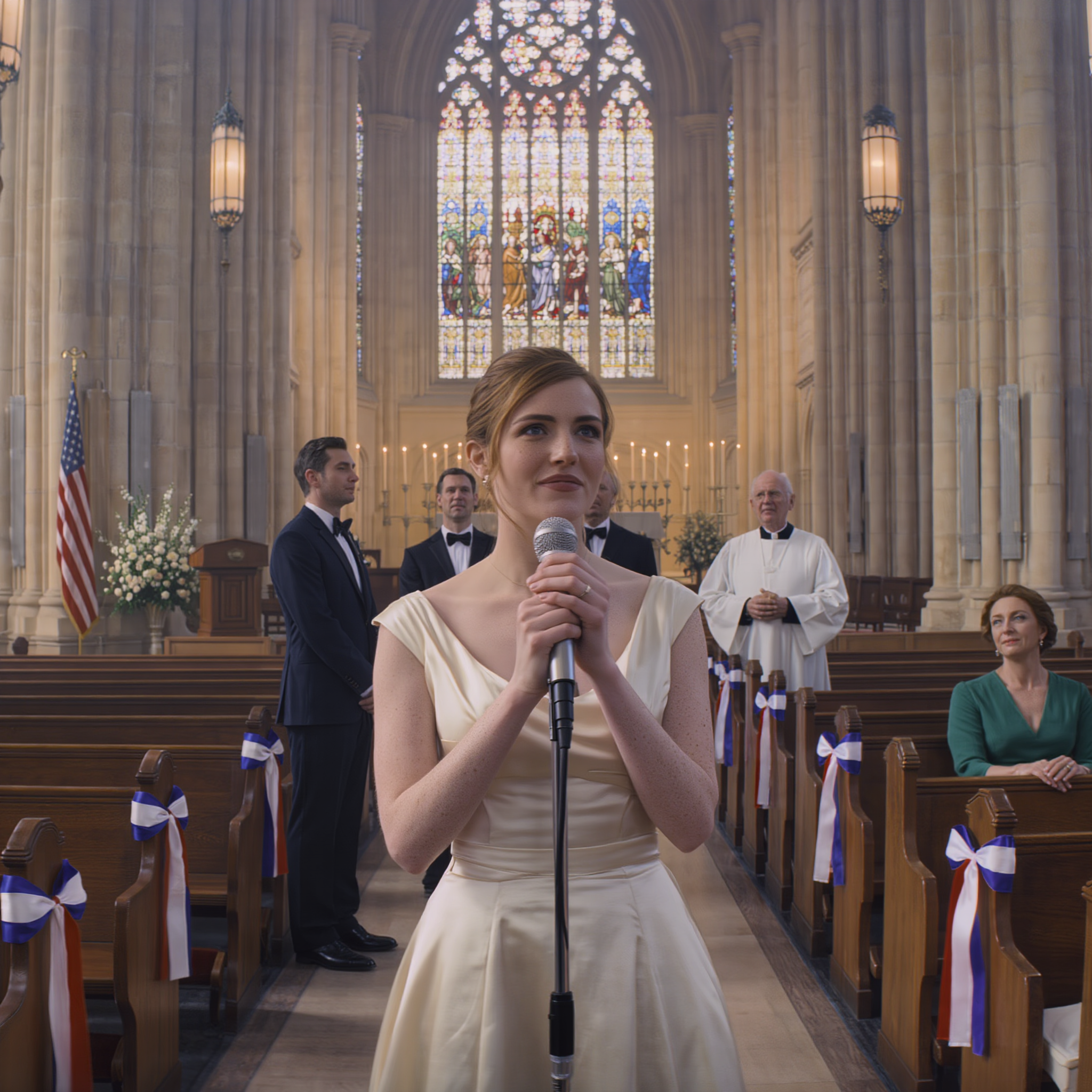 Mia madre ha oltrepassato il limite con il mio fidanzato la sera prima del mio matrimonio, eppure io ho percorso la navata in silenzio. Ma quando il pastore mi ha chiesto se lo avessi preso “nel bene o nel male”, ho preso il microfono, mi sono rivolta a tutti e ho detto una frase che ha fatto tacere l’intera chiesa…