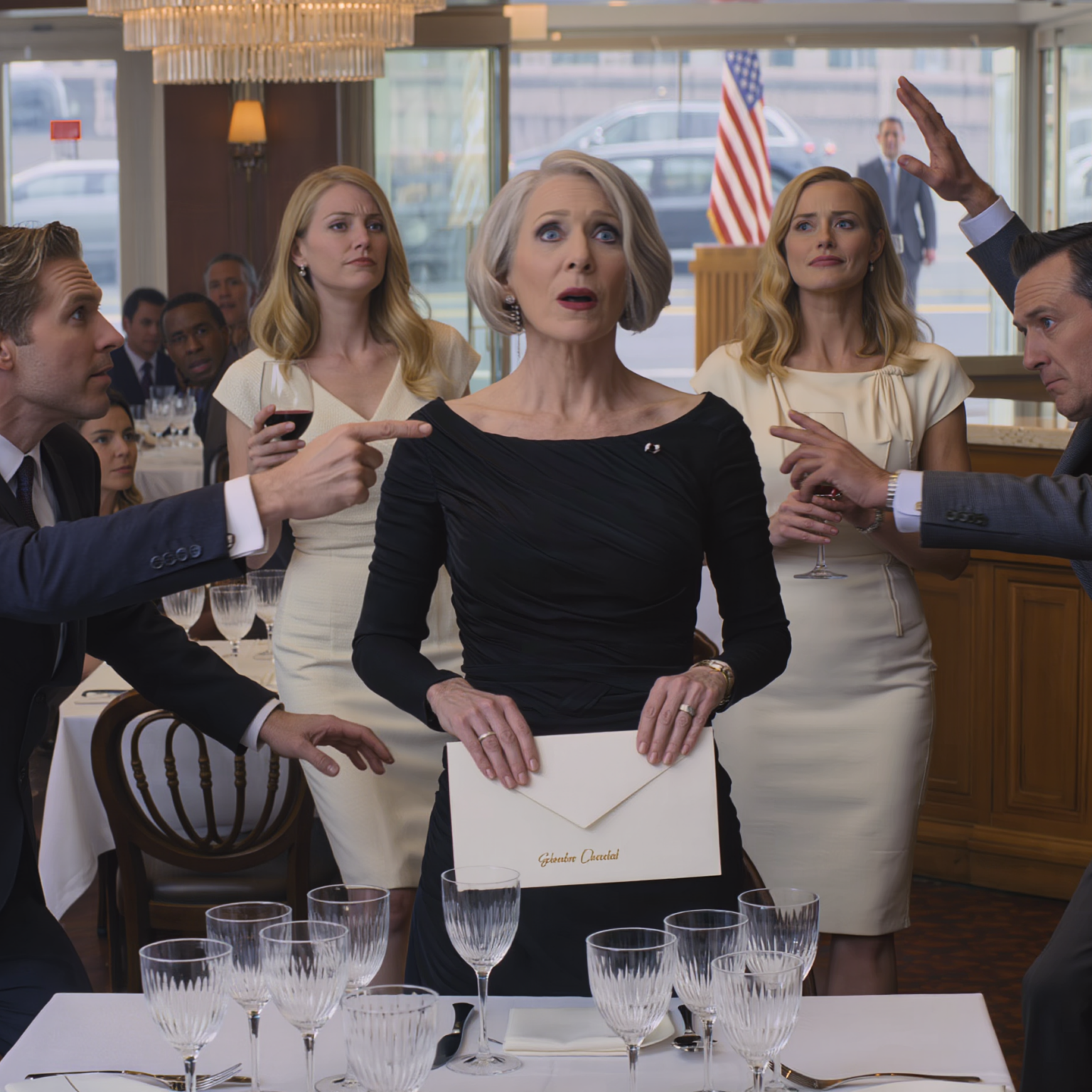 Entrai nella steakhouse del centro pensando di sedermi in silenzio, brindare alla promozione di mio figlio e tornare a casa prima che la serata diventasse troppo rumorosa nel mio petto. Ma il tavolo era apparecchiato con tovaglie bianche e cristalli, il pianista suonava un jazz leggero e c’erano solo tre sedie: due già occupate da un’apparente comodità, e una mancante di proposito, come un messaggio che nessuno si è preso la briga di incartare.