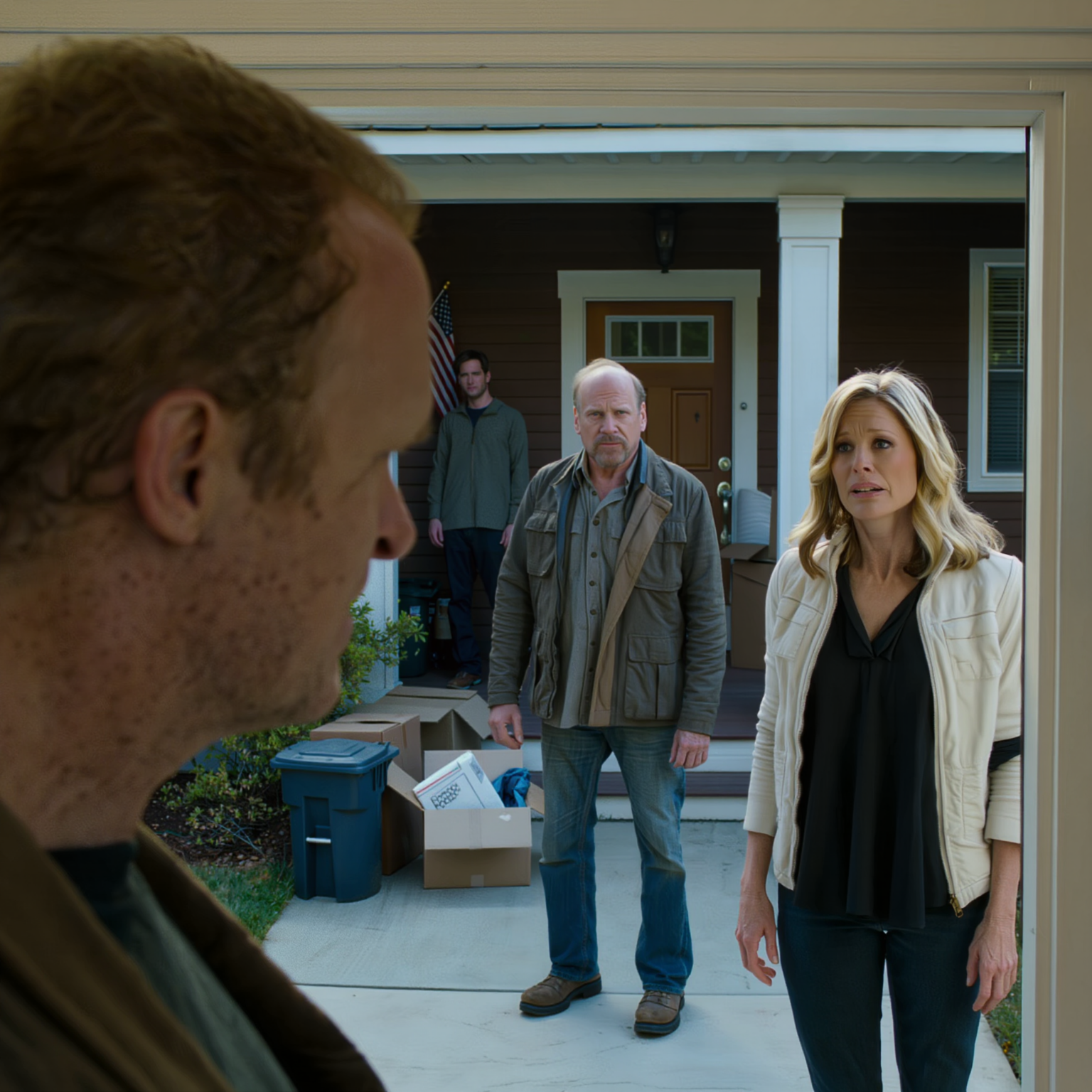 Quando sono tornato a casa con il mio pick-up dopo una battuta di pesca del fine settimana, sono rimasto pietrificato nel vedere tutte le mie cose abbandonate accanto al bidone della spazzatura davanti a casa; mia nuora se ne stava lì impalata e diceva che non c’era più posto per me in quella casa, mentre mio figlio se ne stava in silenzio. Io ho semplicemente sorriso, ho tirato fuori il telefono, ho fatto una chiamata e tre giorni dopo hanno iniziato a cercarmi freneticamente ovunque…