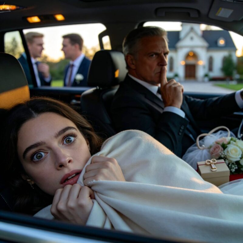 La mattina prima del matrimonio di mia sorella, il nostro autista improvvisamente disse a bassa voce: “Sdraiati sul sedile posteriore e copriti con una coperta. Devi sentire questo.” Rifiutai, ma lui insistette: “Fidati di me.” Mezzo’ora dopo, sentii…