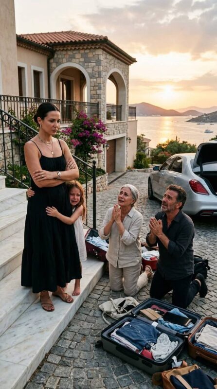 Ho speso 400.000 dollari della mia eredità per comprare una casa sul mare con vista oceano. Mia suocera ha dato per scontato che fosse tutto merito del suo brillante figlio. Ha riso entusiasta e ha detto: “Perfetto! Mi trasferisco qui!” Non mi sono opposta—fino a quando non ha preso la camera padronale destinata a me e a mio marito. Quando ho visto le mie cose gettate fuori, mio marito ha parlato con calma: “Questa sarà la mia stanza con mia madre. Tu dormirai in salotto.” Non ho pianto. Ho detto solo una cosa: “Fuori da casa mia. Avete 30 minuti.”