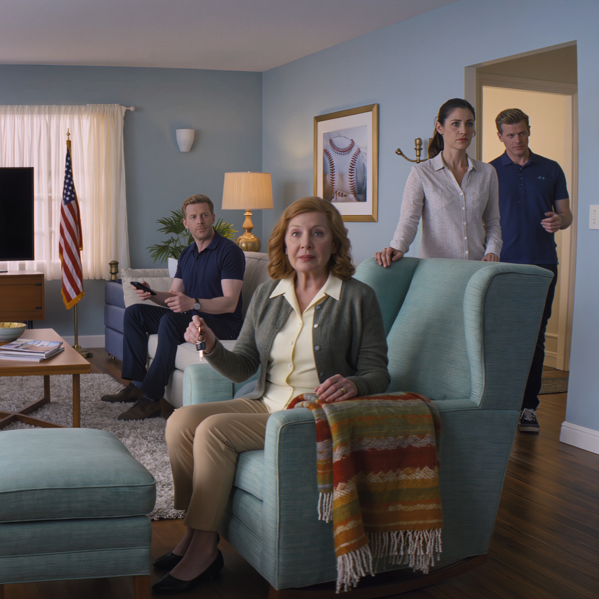 Ero seduta in salotto a guardare la TV quando mio genero è entrato, l’ha spenta e ha detto: “Esci”. Mia figlia ha semplicemente distolto lo sguardo. Io sono rimasta in silenzio, ho preso le chiavi e sono uscita. E poi il giorno dopo, un uomo in giacca e cravatta si è presentato alla porta… e ha suonato il campanello.