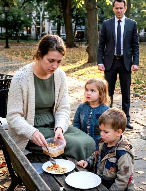 Uno sconosciuto benestante vide una madre condividere un piccolo pasto con i suoi figli: ciò che fece dopo cambiò le loro vite per sempre.