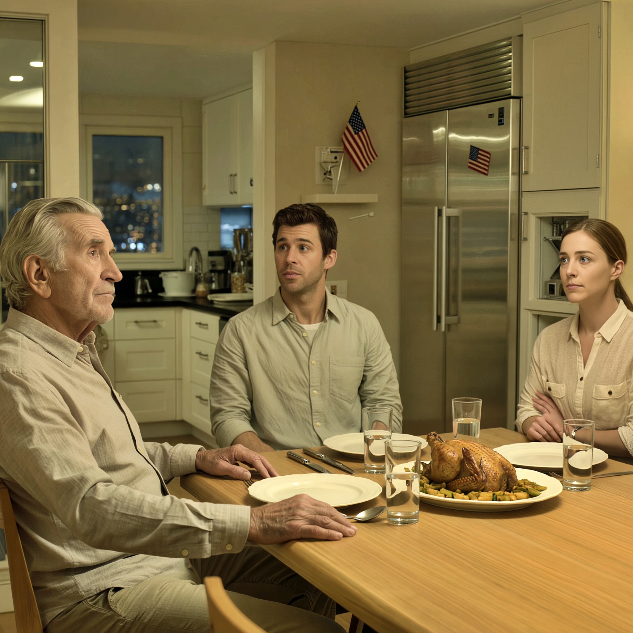 Durante la cena, mio ​​figlio ricco mi chiese all’improvviso: “Papà, perché non vivi nella casa che ti ho comprato?”. Rimasi pietrificato: “Quale casa? Non ho mai ricevuto una casa”. Si voltò a guardare mia figlia. Lei balzò subito in piedi dalla sedia e se ne andò.