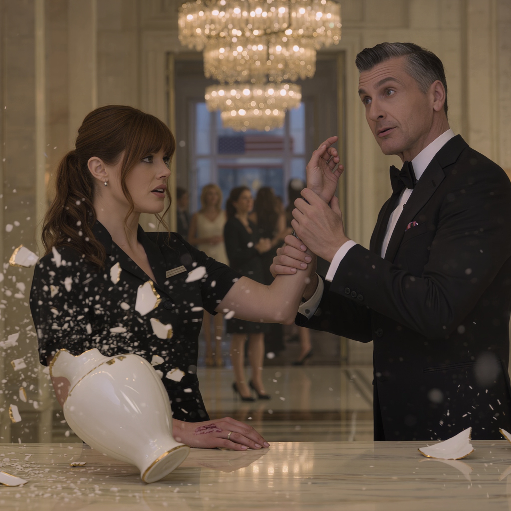 Stavo lavando i piatti a una festa privata in una lussuosa villa quando ho rotto accidentalmente un vaso. Il padrone di casa non si è arrabbiato, anzi, ha fissato le mie mani e ha sussurrato: “Quelle cicatrici… dove te le sei procurate?”. Ho risposto: “Mia madre mi ha detto che me le sono fatte da piccola”. In quell’istante, si è bloccato, poi mi ha preso rapidamente la mano e ha detto: “Quelle cicatrici… le cerco da 27 anni”.