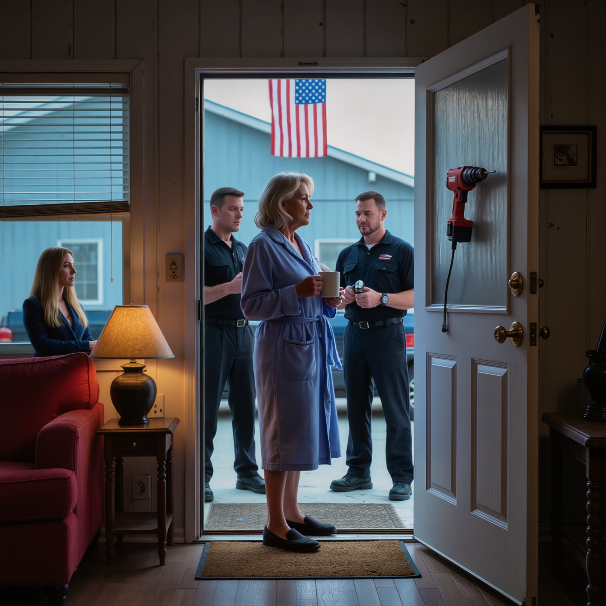 Aprite la porta! Questa casa è di mio marito!’ Mia nuora ha portato due fabbri alla mia porta alle 6 del mattino