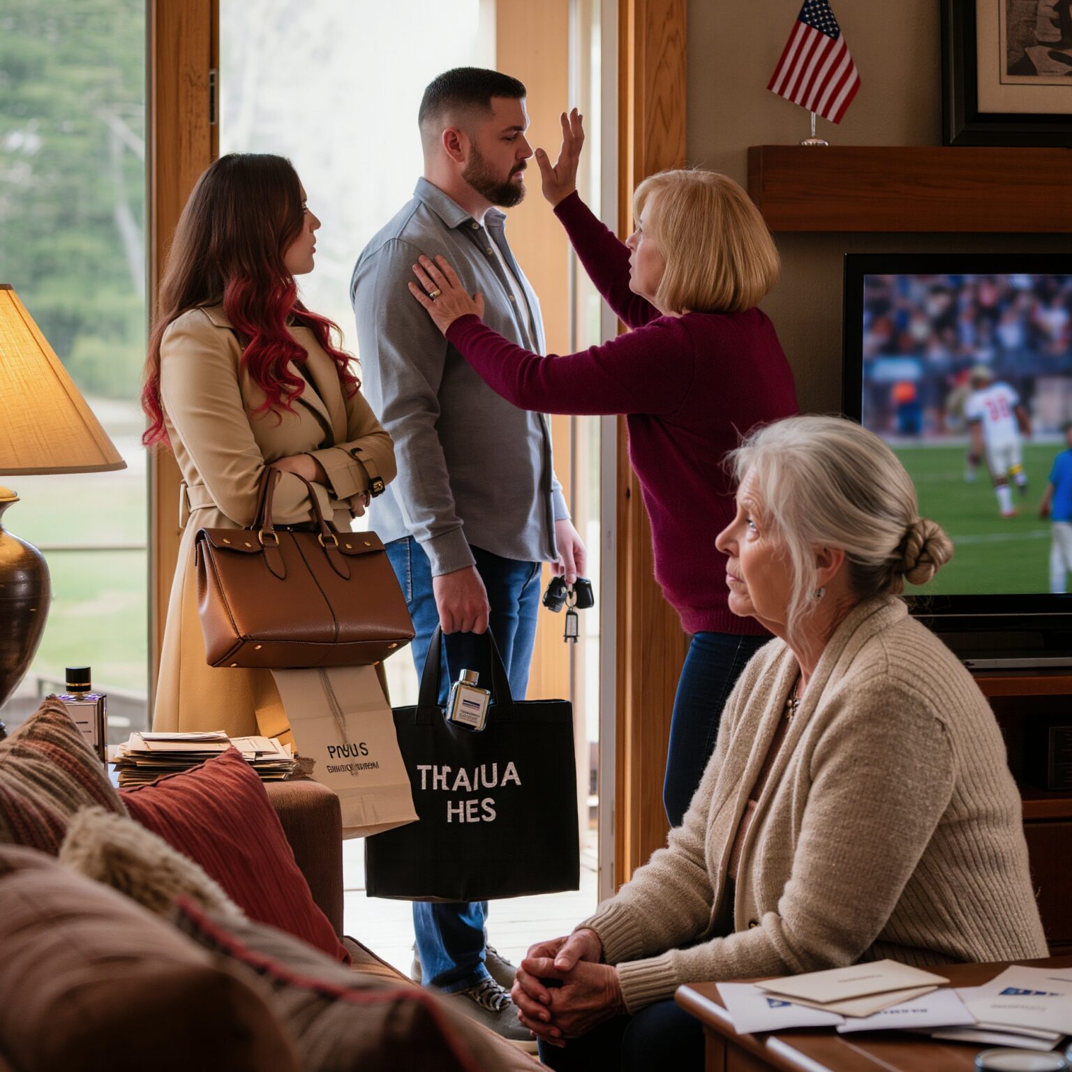 Mia sorella è arrivata dall’estero con regali sontuosi: un orologio svizzero, profumi francesi, una borsa di pelle italiana, tutti per me. Più tardi, mio ​​figlio ha preso il telefono e ha iniziato a mettere i regali in macchina, dicendo che sua moglie li avrebbe usati più di me, che avrebbe preso tutto per lei. È stato allora che mia sorella ha perso la pazienza.