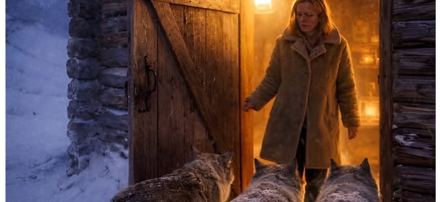 Durante un violento temporale, una donna lasciò entrare quattro lupi in casa sua, pensando di salvarli dal freddo, ma la mattina dopo si ritrovò davanti una scena terrificante nella sua stessa casa.😲