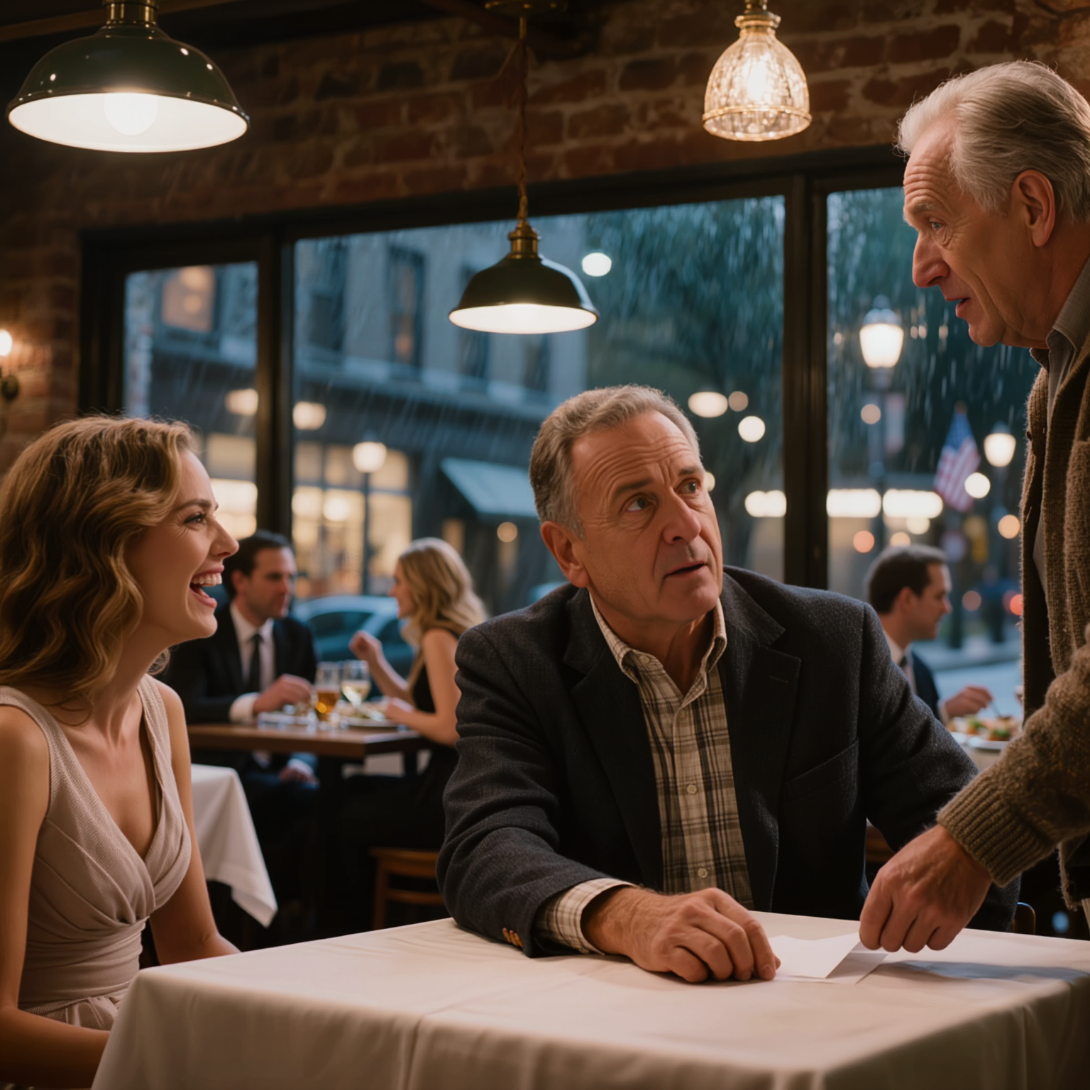 Quando il marito appena nato di mia figlia uscì per “una breve chiamata di lavoro”, un uomo anziano con un cardigan sbiadito mi mise in mano un biglietto che trasformò la nostra perfetta celebrazione a Seattle nella notte in cui capii che la mia ragazza si era sposata con uno sconosciuto