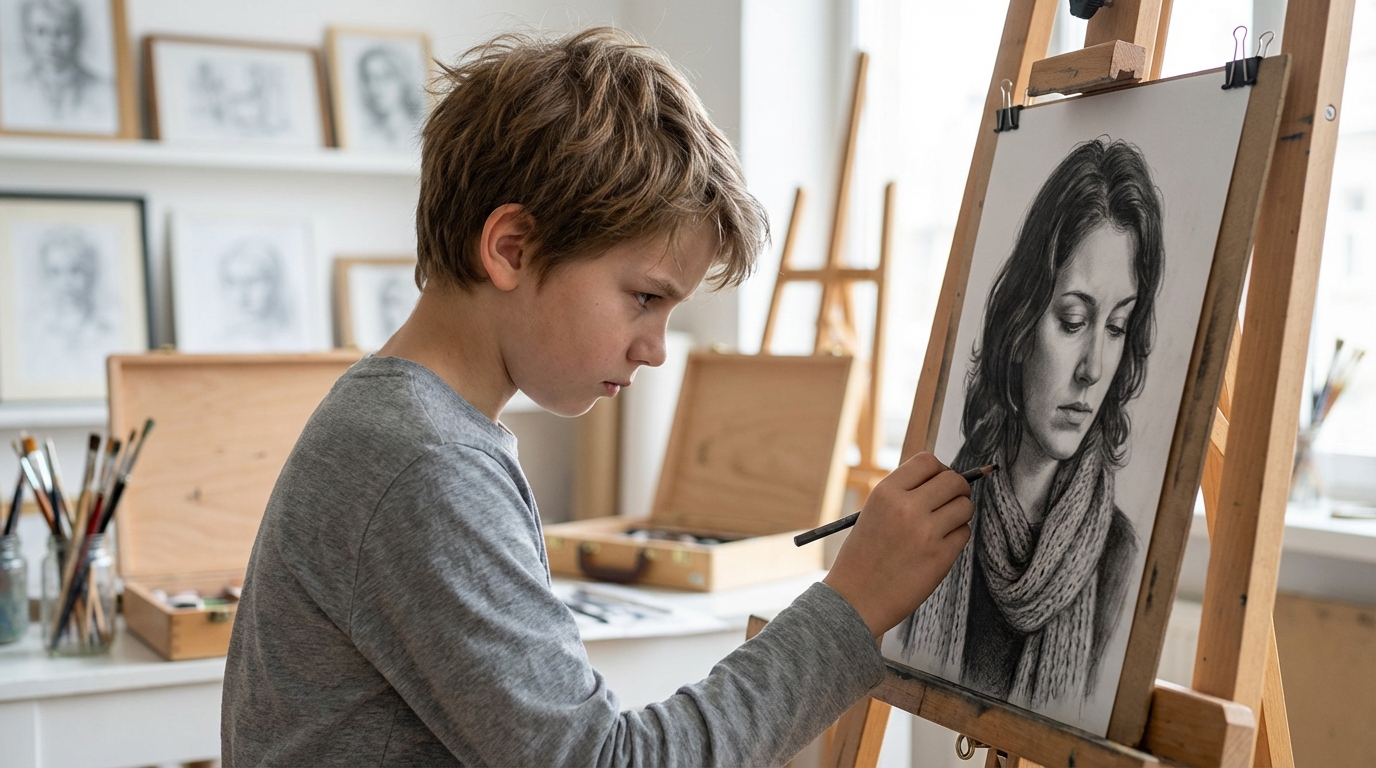 Un professore distrugge un disegno realizzato da uno studente svantaggiato, e l’opera d’arte finisce sui giornali il giorno successivo.