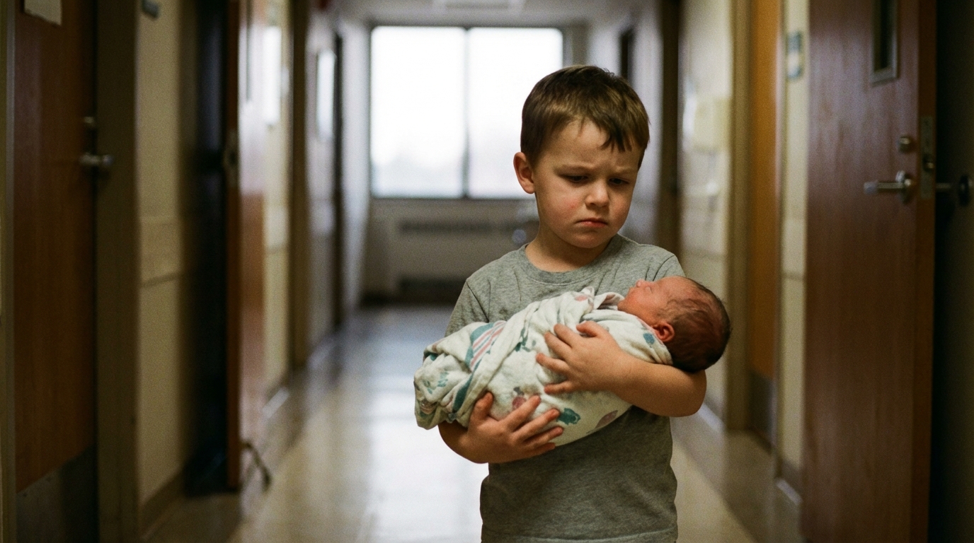 Nell’istante in cui il silenzio si ruppe. Il ragazzo, con una serenità soprannaturale, posò la sua piccola mano sulla fronte fredda dell’uomo e, così facendo, il monitor cardiaco emise un battito forte e prolungato.