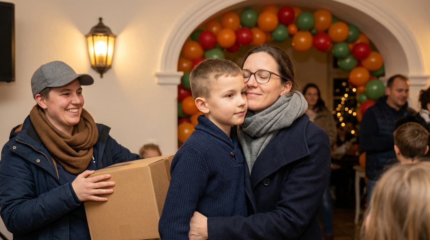 La sorpresa che toccò alla mia porta in piena festa.
