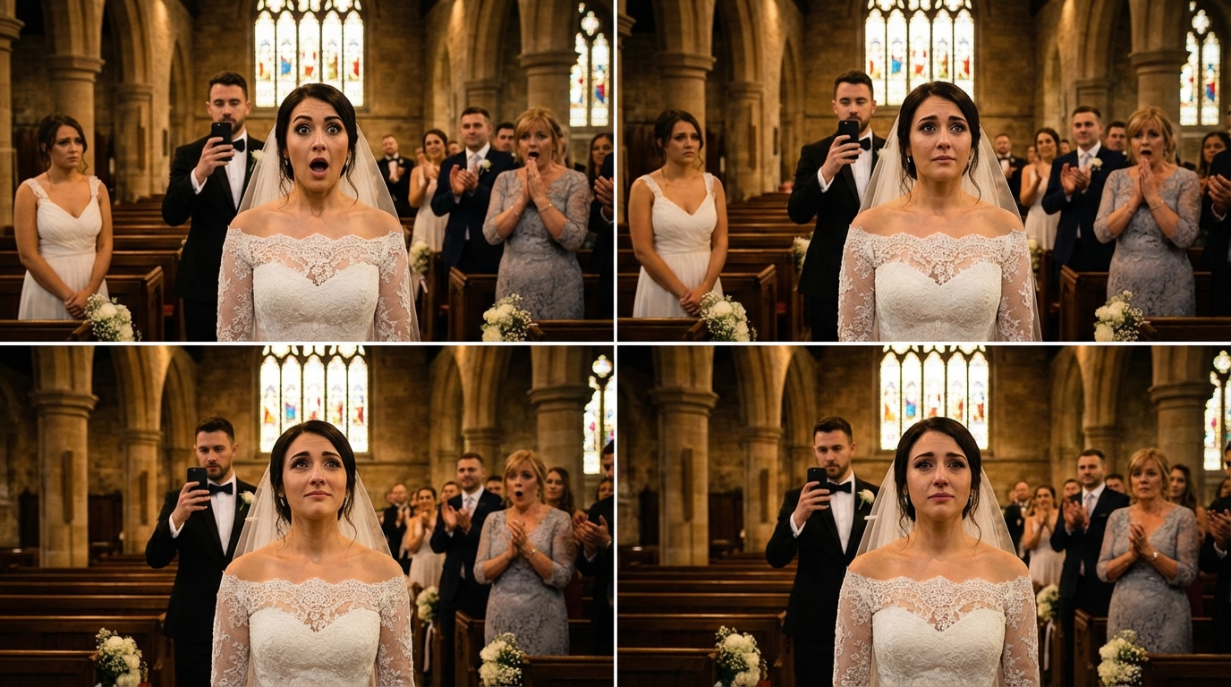 IL GIORNO DEL MIO MATRIMONIO, MIA SORELLA HA PERCORSO LA NAVATA CON UN ABITO DA SPOSA E HA DETTO: “HA SCELTO ME!”. MIA MAMMA HA APPLAUSATO E HA DISPOSTO: “SAPEVAVAMO CHE L’AVRESTI CAPITO”. IL MIO SPOSO HA SOLO RISATO: “NON HAI IDEA DI COSA TI ASPETTA”. POI, POI, HA RIPRODUTTO UNA REGISTRAZIONE SUL SUO TELEFONO E TUTTO È CAMBIATO.