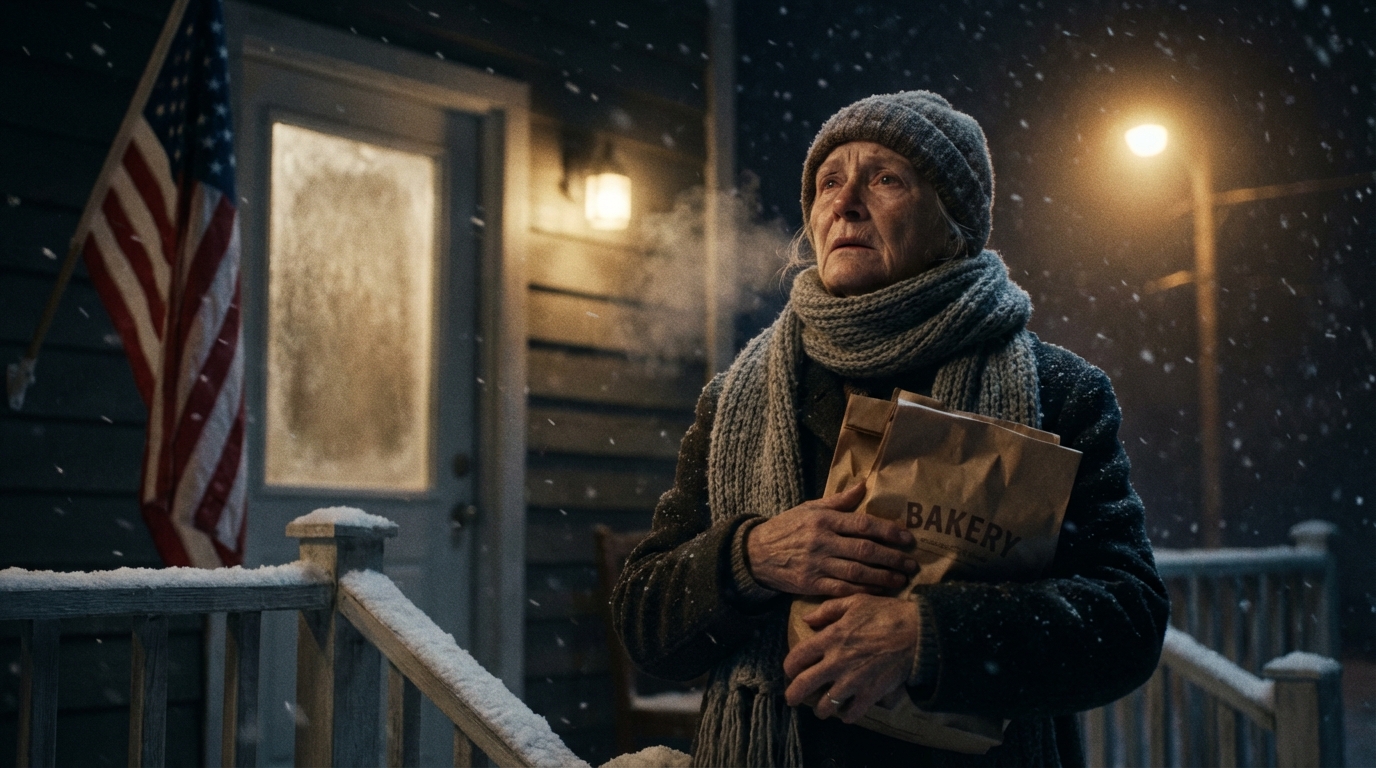 La notte di Natale mi hanno detto: “Non abbiamo più bisogno di te”, mio ​​figlio è rimasto in silenzio dietro al tavolo da pranzo, mia nuora ha chiuso la porta a chiave, è caduta una forte nevicata, i regali che avevo comprato con quasi tutto il mio assegno di sussidio si sono raffreddati tra le mie mani, ho bussato finché le nocche non mi bruciavano a -20 °F, poi mi sono svegliato al pronto soccorso con un messaggio vuoto.