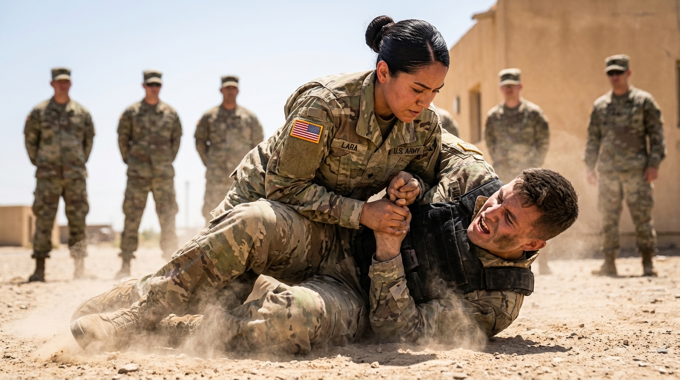 “SONO UN NAVY SEAL!” UN COMANDANTE HA COLPITO UNA SOLDATA DURANTE L’ADDESTRAMENTO: LEI LO HA ABBATTUTO IN POCHI SECONDI