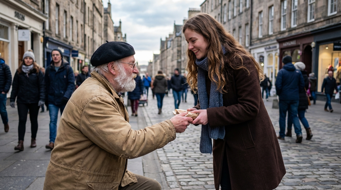 La giovane donna che diede tutto a uno sconosciuto: lui accolse la sua gentilezza con un sorriso umile, determinato a ricompensarla in un modo che le avrebbe cambiato la vita per sempre.