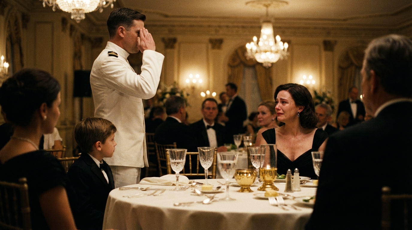 La mia famiglia mi aveva etichettata come una perdente per anni, sussurrandomi alle spalle, scuotendo la testa incredula a ogni mia decisione. Ma tutto cambiò nel momento in cui il marito di mia sorella, un ufficiale della Marina pluridecorato, si avvicinò. Davanti a tutti, mi guardò dritto negli occhi… e mi fece il saluto militare. La stanza piombò nel silenzio. Tutti sussultarono. Quel gesto mandò in frantumi ogni etichetta che mi avevano appiccicato e rivelò una verità che nessuno di loro era pronto ad affrontare.