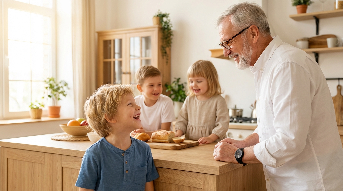 La verdad occulta tras la puerta familyAl abrir la puerta, descubrió que la niñera, en lugar de cumplir con sus deberes, aveva organizzato una divertida fiesta de pijamas per consolar a sus hijos que extrañaban a su padre.