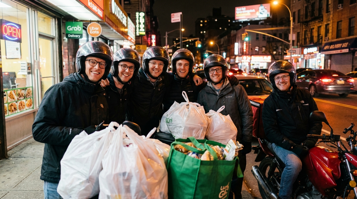 Trenta motociclisti assaltano un negozio nelle prime ore del mattino e il proprietario si limita a sorridere