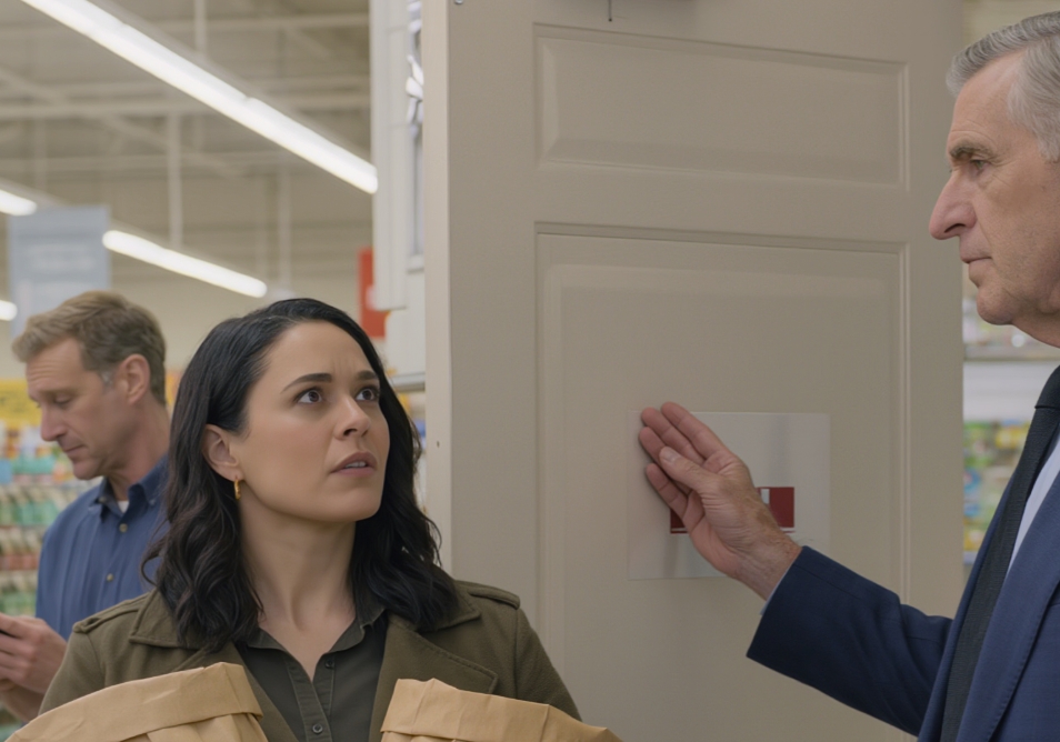 Io e mio marito stavamo facendo una normale spesa quando, poco prima del check-out, lui è sgattaiolato via per rispondere a una chiamata. Ho pagato, mi sono voltato per andarmene, ma una guardia di sicurezza più anziana mi ha fermato. “È tuo marito?” chiese. Quando annuii, abbassò la voce. “Vieni con me, cara. Devi vedere questo.”