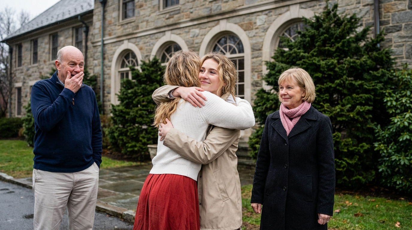 In quella notte tempestosa, una bambina scalza cambiò il destino della mia famiglia.