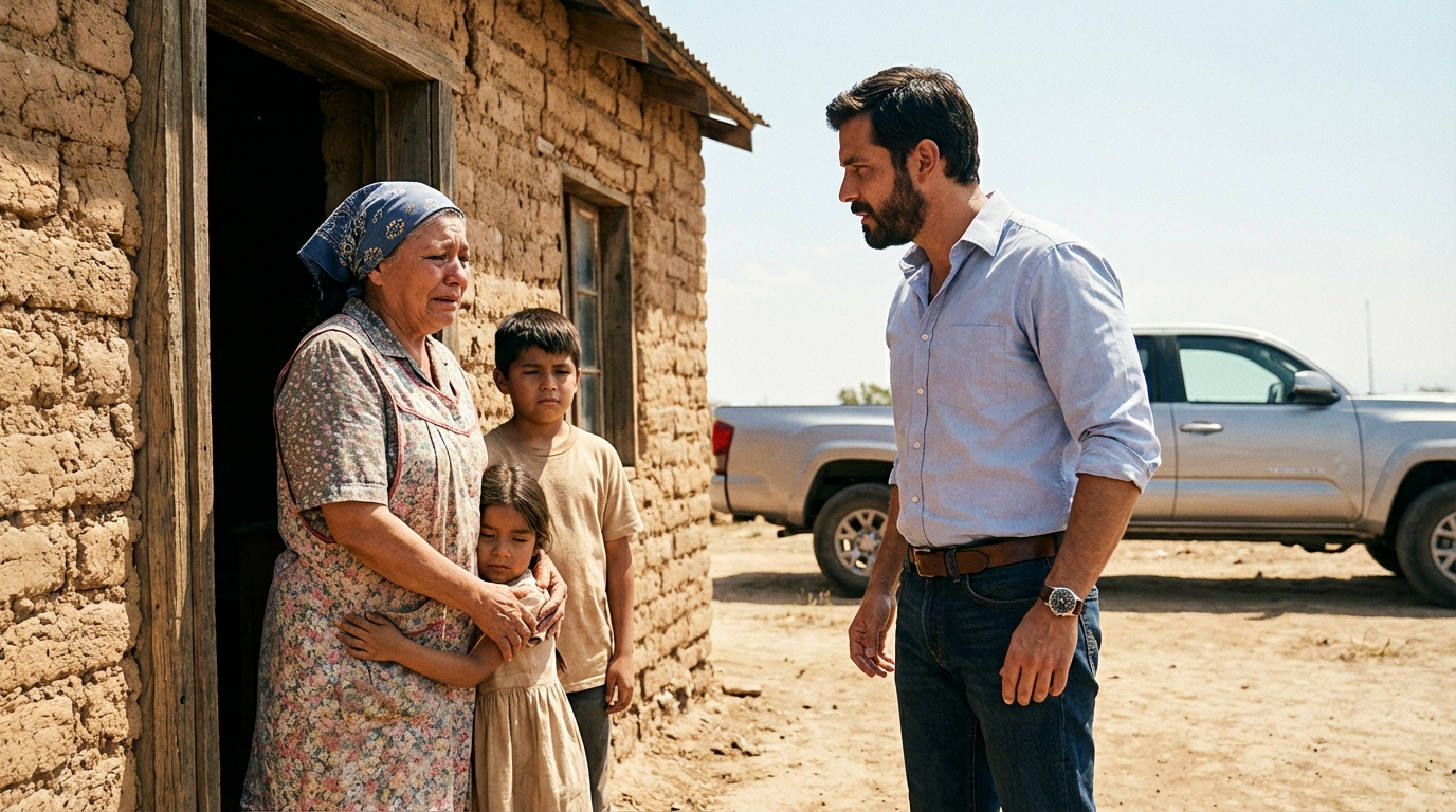 Il figlio tornò dopo 9 anni… e trovò la madre intenta a crescere due figli che non aveva mai visto prima.