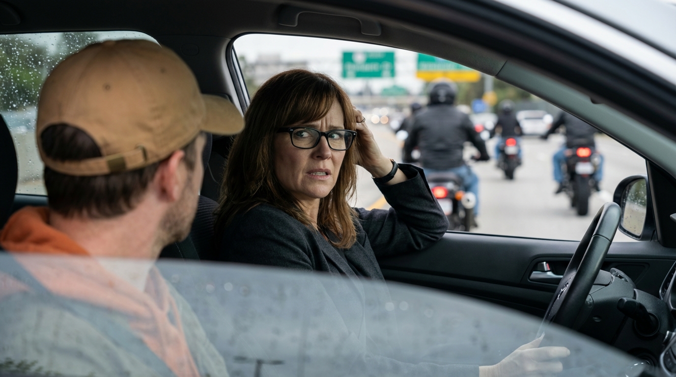 I ciclisti creano il caos sulla strada, ma il motivo ti sorprenderà.