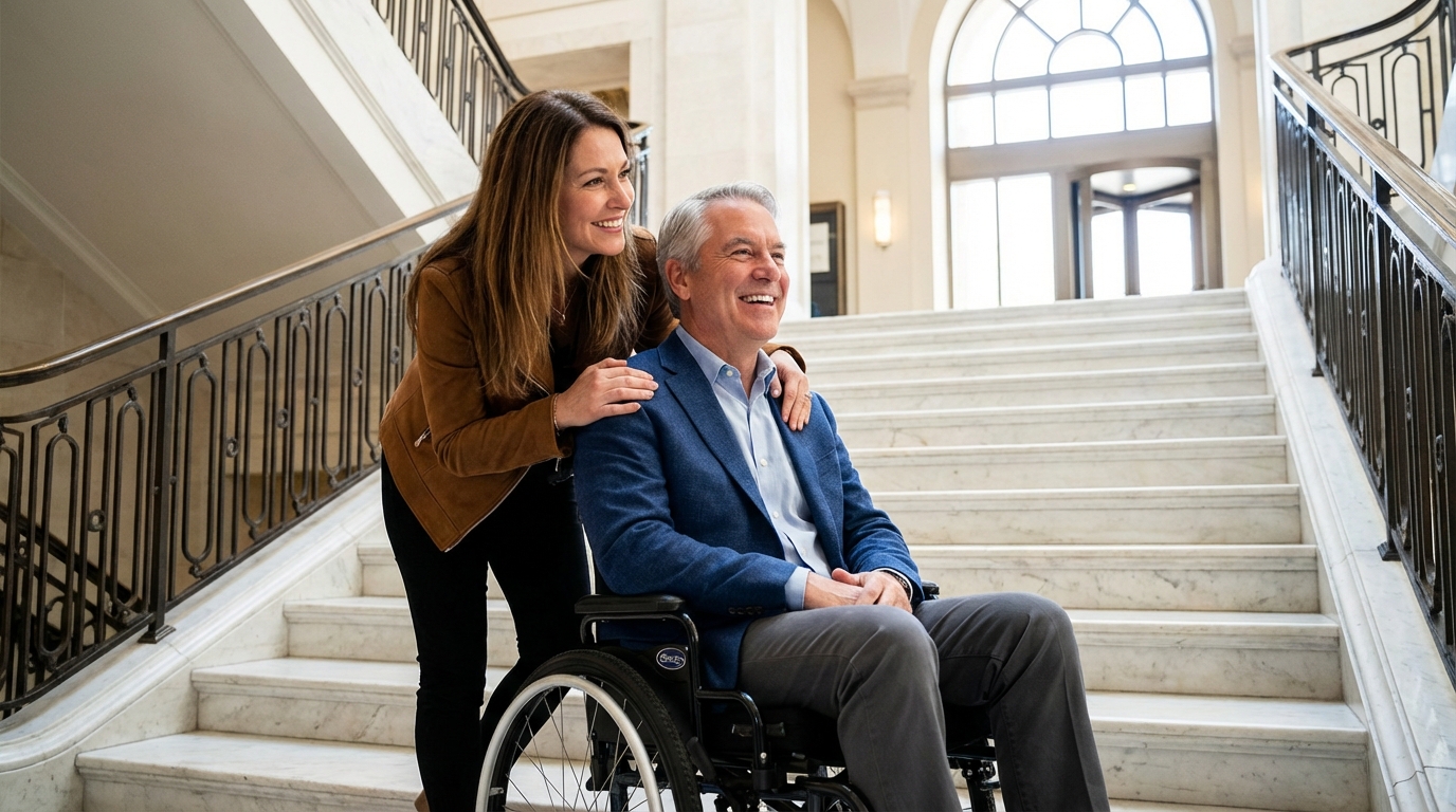 L’ascensore ha cambiato il destino di tutti.