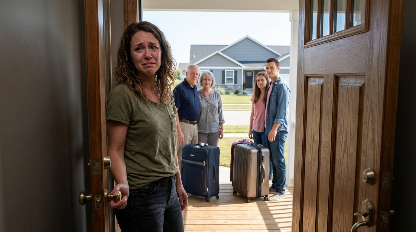“PREPARA LE TUE COSE. TUO FRATELLO E SUA MOGLIE SI TRASFERISCONO DOMANI”, ha annunciato la mamma alla mia porta di casa. L’ho fissata. “NELLA CASA CHE POSSIEDO DA 10 ANNI?”, ha riso papà. “NON POSSIEDI LA CASA DI FAMIGLIA.” Ho tirato fuori il telefono e ho chiamato il mio avvocato. QUANDO È ARRIVATO CON LO SCERIFFO 20 MINUTI DOPO… SONO RIMASTI IN SILENZIO.