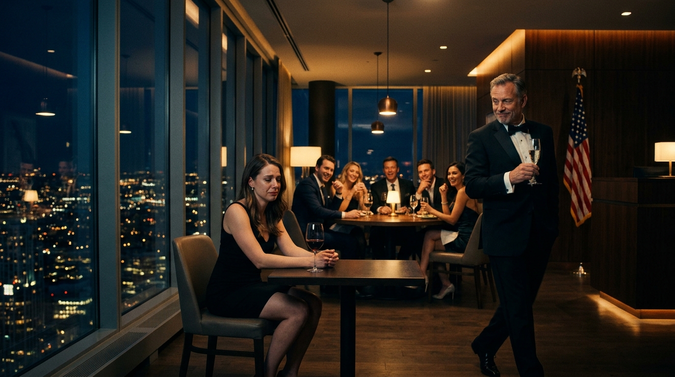 Mio fratello mi disse che potevo andare a cena con la famiglia della sua fidanzata, a una sola condizione: non dire che sono sua sorella, perché suo padre è un giudice federale e la mia esistenza potrebbe metterlo in imbarazzo. I miei genitori assecondarono perfettamente la richiesta, relegandomi al tavolo più piccolo in fondo alla sala, e proprio l’uomo che stavano cercando di impressionare si immobilizzò non appena mi vide in faccia.