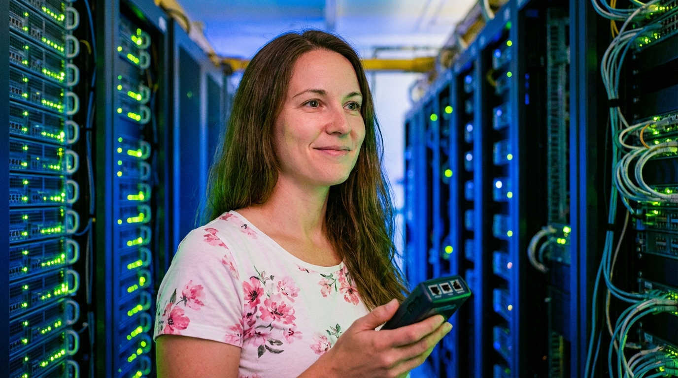 La figlia del bidello che ha salvato la fortuna dell’azienda: con la sua semplice chiavetta USB, ha smascherato la rete di frode dei dirigenti, salvando l’azienda dalla rovina.