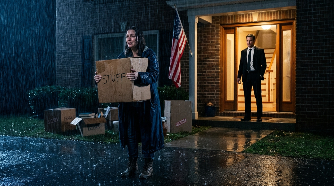 Non appena le lacrime al funerale in Connecticut si furono asciugate, mio ​​fratello mi cacciò di casa, gettò i miei scatoloni sotto la pioggia e disse: “Papà ha lasciato tutto al figlio”. Stringendo tra le mani il Timex di mia madre, mi presentai alla lettura del testamento a Hartford; lui mi prese in giro con noncuranza perché “stavo per diventare un senzatetto”… finché l’avvocato non girò pagina e disse: “Per favore, ascoltate l’ultima parte”.