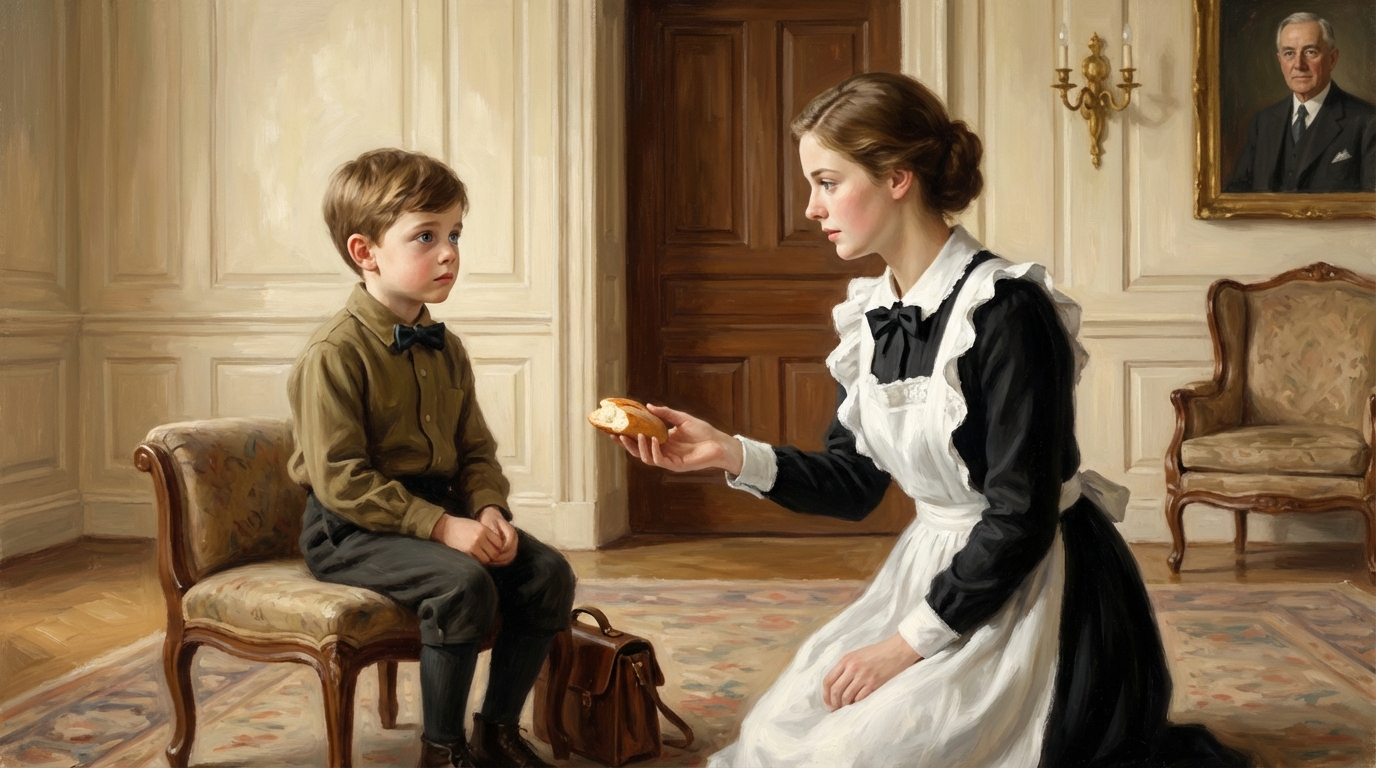 La figlia che il suo cuore scelse: il gesto della domestica che commosse tutti. Ma al suo posto, servì, con mani tremanti, il semplice piatto di fagioli che la defunta signora era solita preparare la domenica.