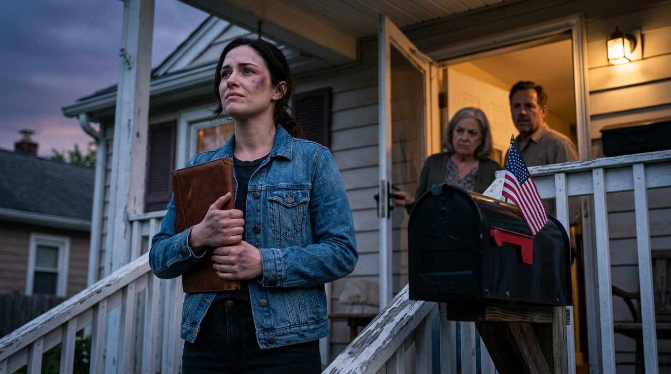 Dopo 11 anni di assenza, sono tornata in aereo per salvare l’officina del mio defunto padre. La mamma mi ha aperto la porta, ma il suo nuovo marito mi ha accolta con un pugno. Ha detto che quella non era più casa mia. Non aveva idea che avessi ancora i documenti originali dell’atto di proprietà… e un ottimo avvocato.