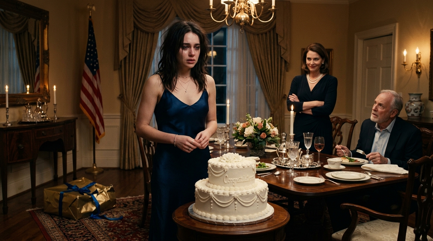 Per il quarantesimo anniversario di matrimonio dei miei genitori, ho percorso più di 3.000 miglia in aereo e sono entrata con un regalo incartato in carta dorata, quando mia madre mi ha guardata davanti a tutta la famiglia e ha detto: “Non eri invitata. È stata tua sorella minore a preparare tutto questo”, e mio padre ha spinto il regalo giù dal tavolo, dicendo che non avevano bisogno di una cosa di poco conto dalla figlia che se n’era andata. Quando l’ho raccolto e me ne sono andata, qualcuno in quella casa aveva già iniziato a capire che avevano appena fatto questo alla persona sbagliata.