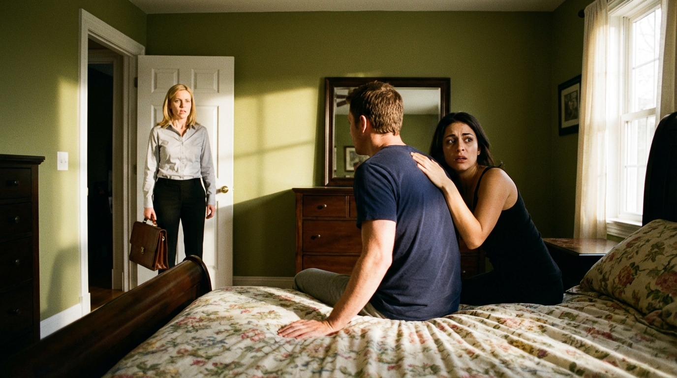 Ho volato per migliaia di chilometri per sorprendere mio marito con la notizia che ero incinta, solo per trovarlo a letto con la sua amante. L’ha tirata dietro di sé, con gli occhi guardinghi. “Non incolparla, è colpa mia”, ha detto. Mi sono bloccata per un attimo… poi ho riso piano. Perché… il vero finale appartiene a me…