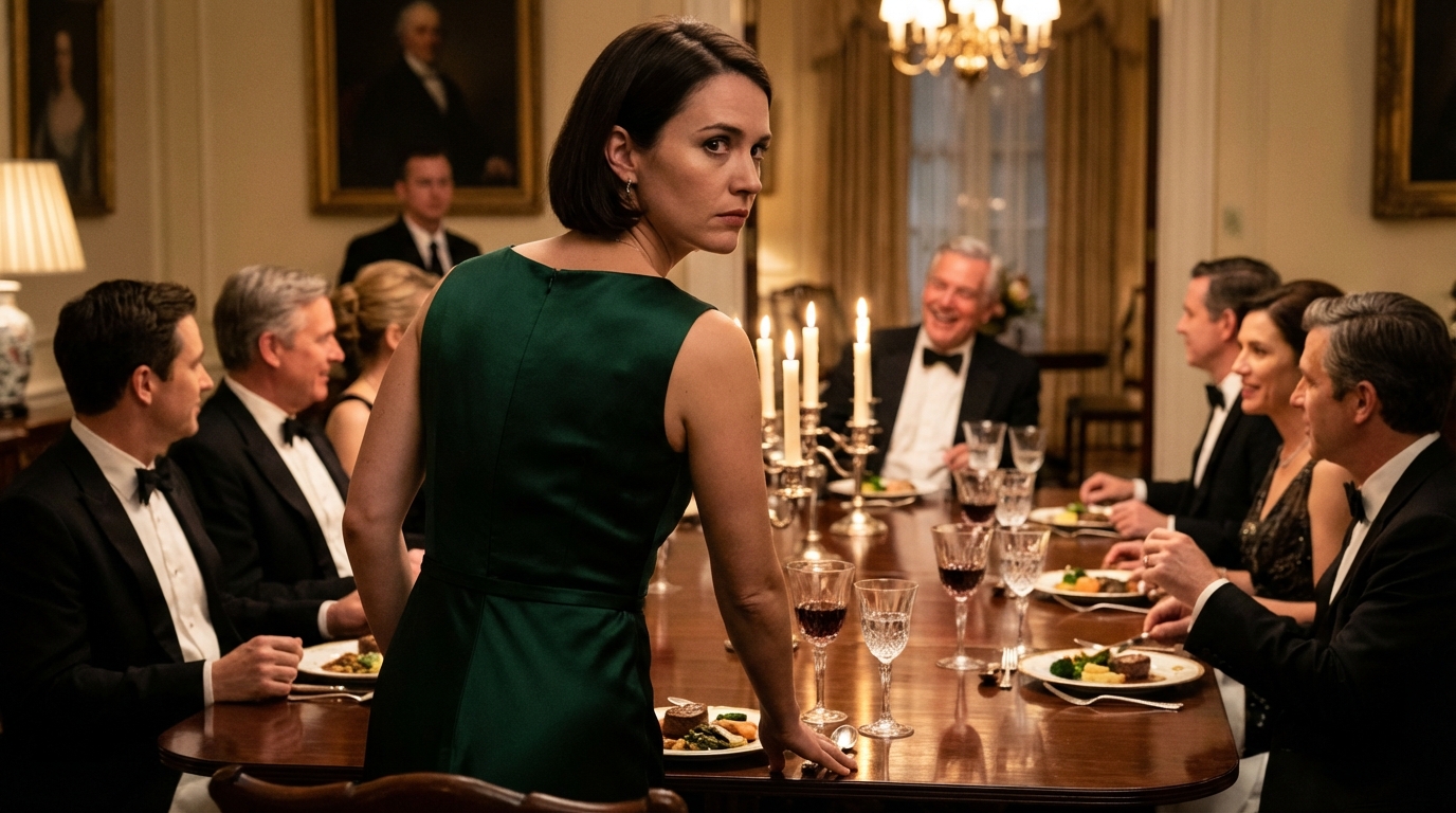 Il mio sangue si trasformò in ghiaccio mentre il padre del mio ragazzo sogghignava “spazzatura di strada” dall’altra parte del tavolo silenzioso. Venti ospiti guardavano la mia umiliazione. Mi alzai lentamente, sussurrando: “Buon appetito, SILAS. Ho appena chiuso l’unica linea di vita della tua azienda”. “Il tuo impero è mio”.