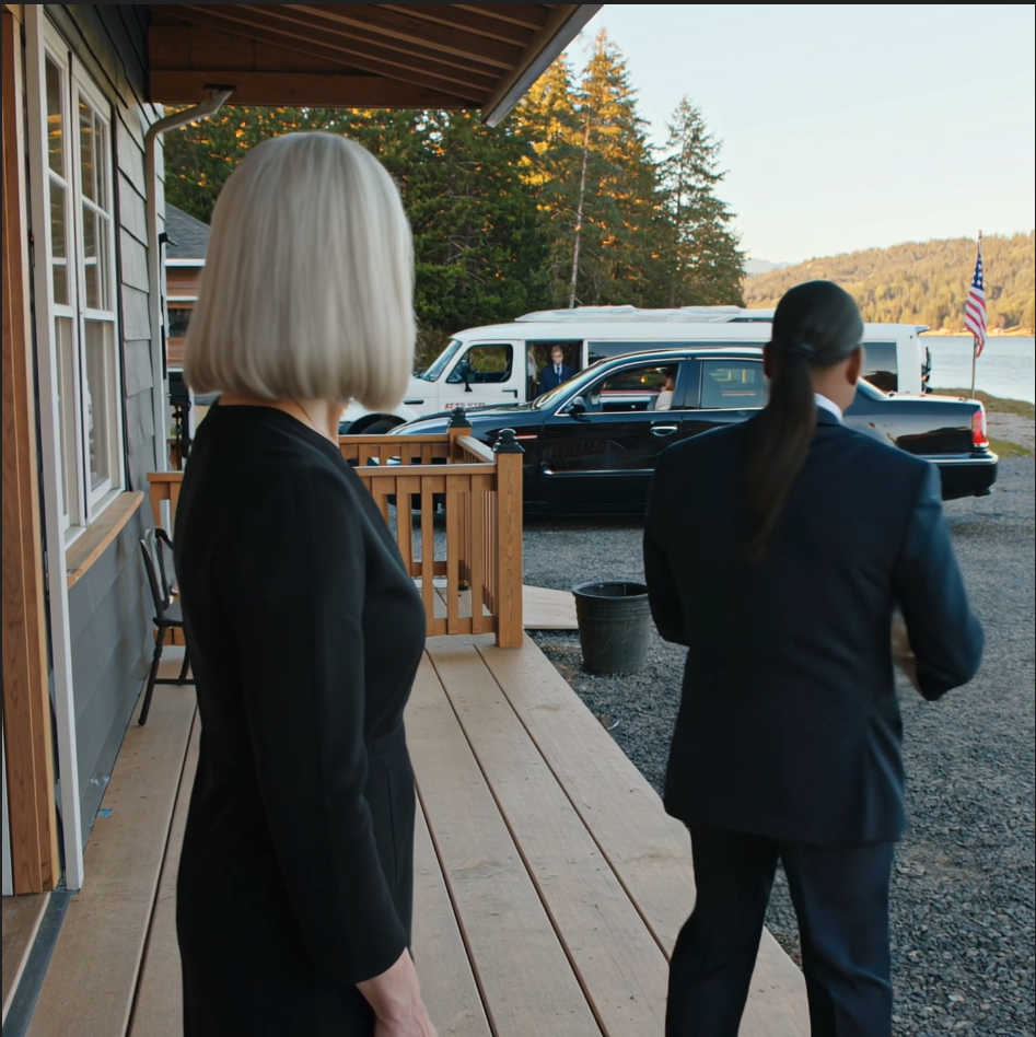 Mia sorella continuava a chiamare il mio lavoro “solo lavoro governativo” — poi un jet ufficiale atterrò vicino alla nostra riunione