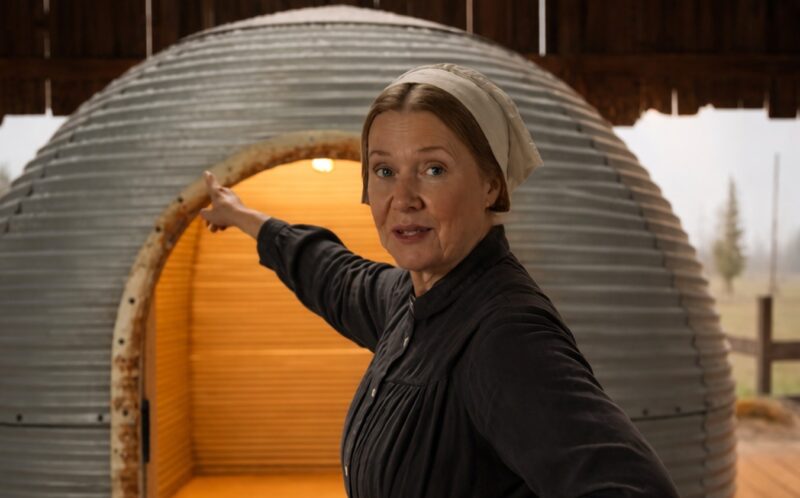 Una donna decise di costruire una struttura per proteggersi dall’inverno, e tutti iniziarono a deriderla per questo: ma quando un vicino entrò in casa sua in una fredda giornata invernale, rimase scioccato da ciò che vide all’interno