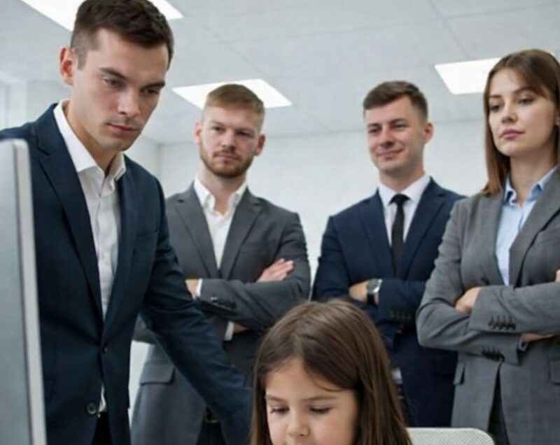 Dopo che in ufficio era stata presa una decisione riguardante una transazione errata, l’azienda aveva subito una perdita piuttosto ingente, ma quando la piccola direttrice vide tutto ciò, andò al computer e ciò che fece in quel momento lasciò tutti a bocca aperta.