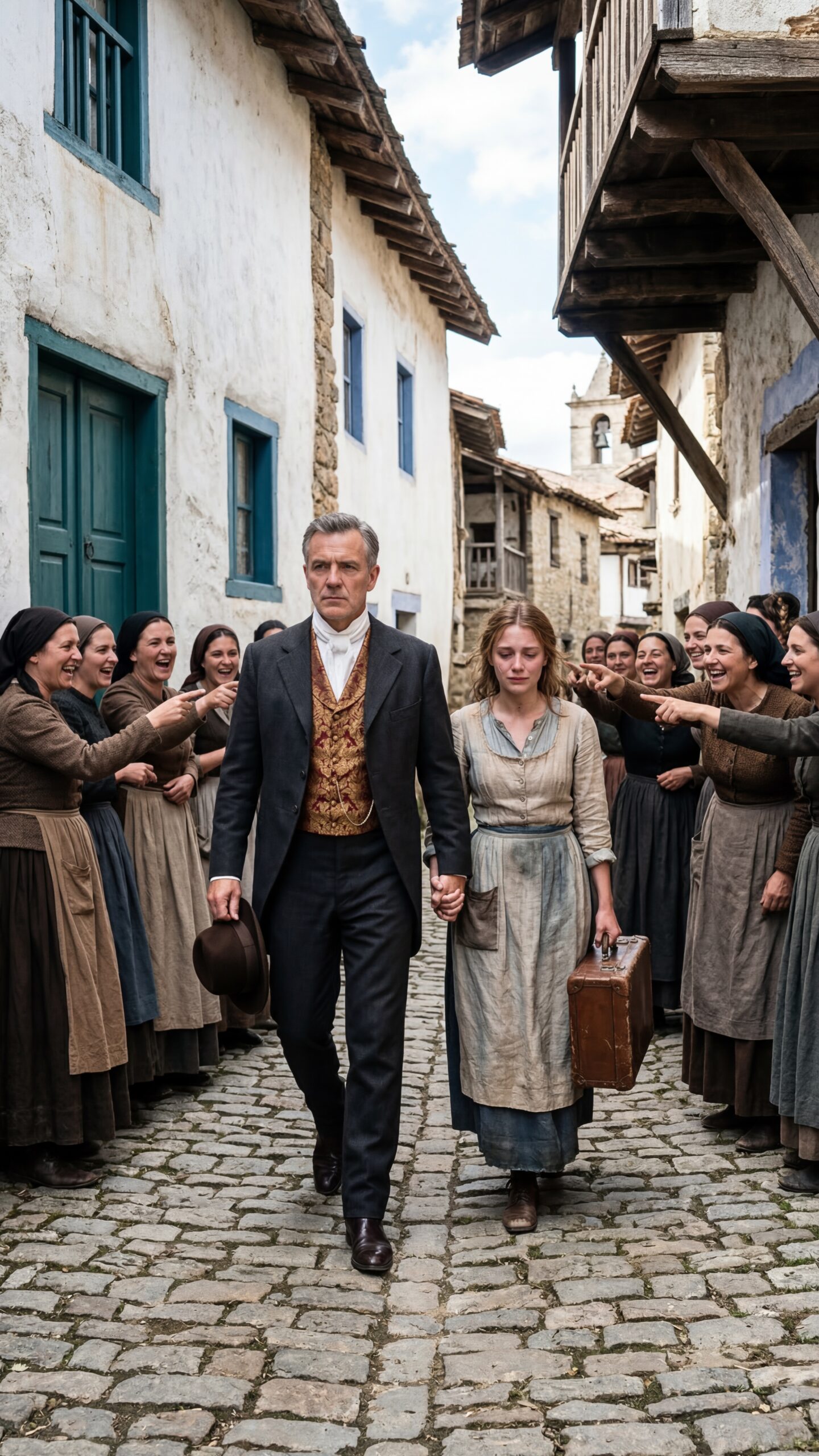 La deridevano per aver sposato un uomo umile, ma fu il milionario ereditario a lasciare il villaggio in silenzio.